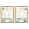 Stupell Industries Sailboats with Vintage Postage 2pc Floating Frame Set By Susan Arnot